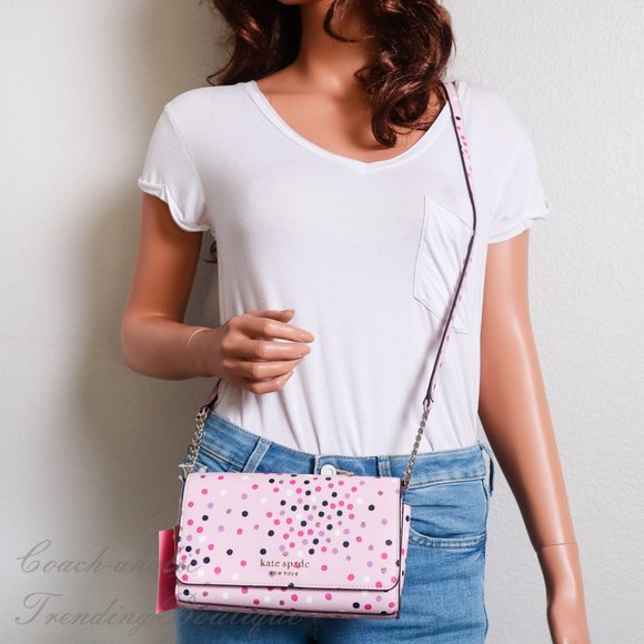 Kate Spade Staci Festive Confetti Flap Crossbody - Picture 3 of 12